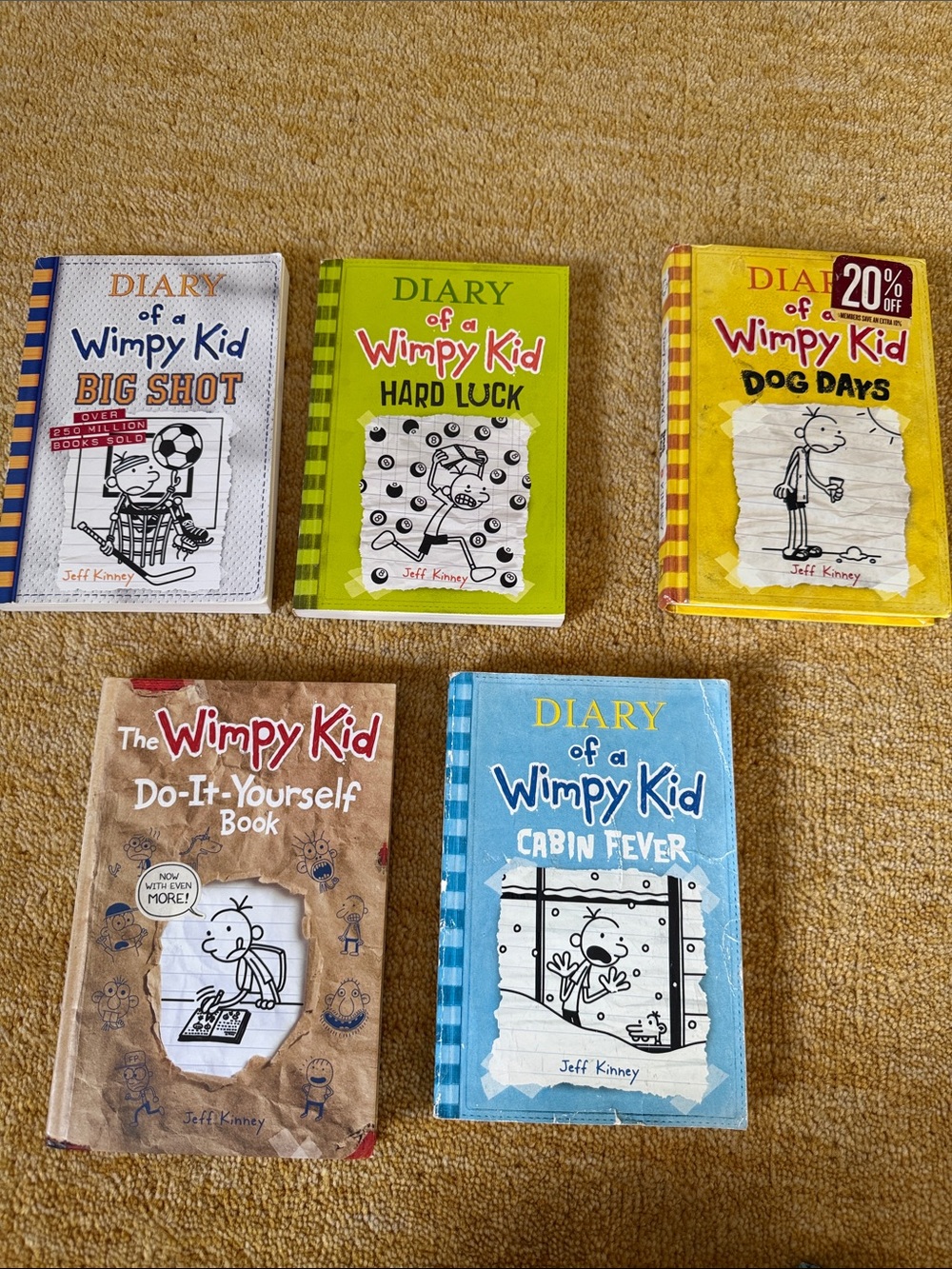 Lot of 5 Diary of a wimpy